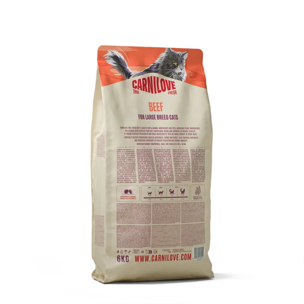 Carnilove True Fresh Large Breed Vită hrană uscată fără cereale pisici 400g
