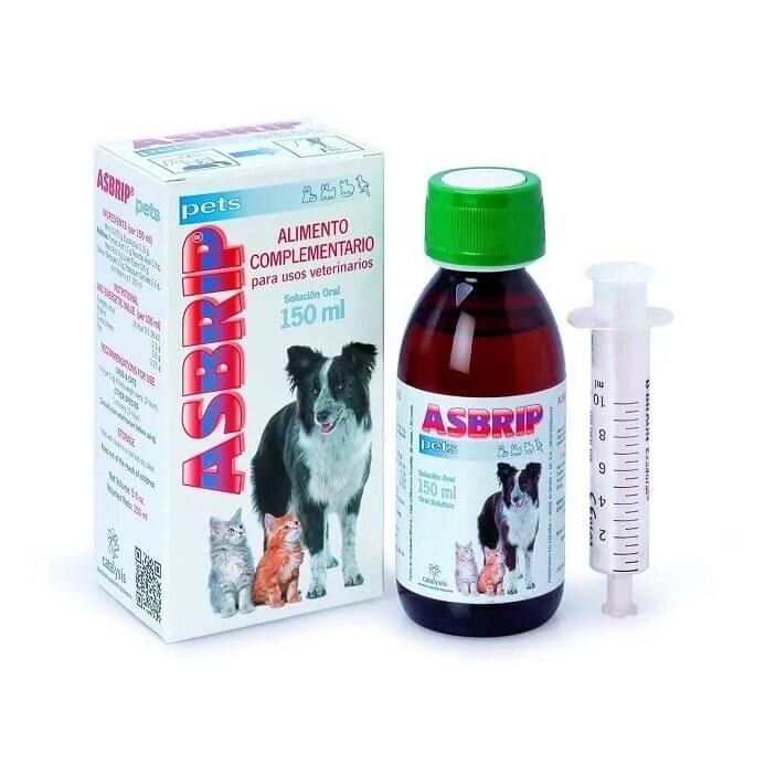 Catalysis Supliment Expectorant Pentru Caini Si Pisici Asbrip Pets 150 ml