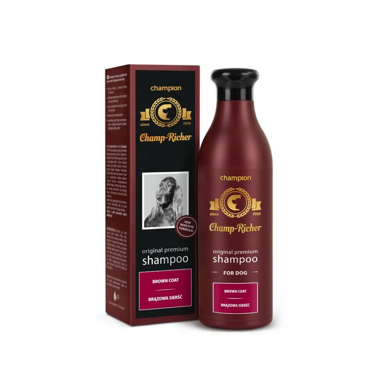 CHAMP RICHER Brown Coat șampon câini blană aurie Lavanda flacon cu aplicator 250ml