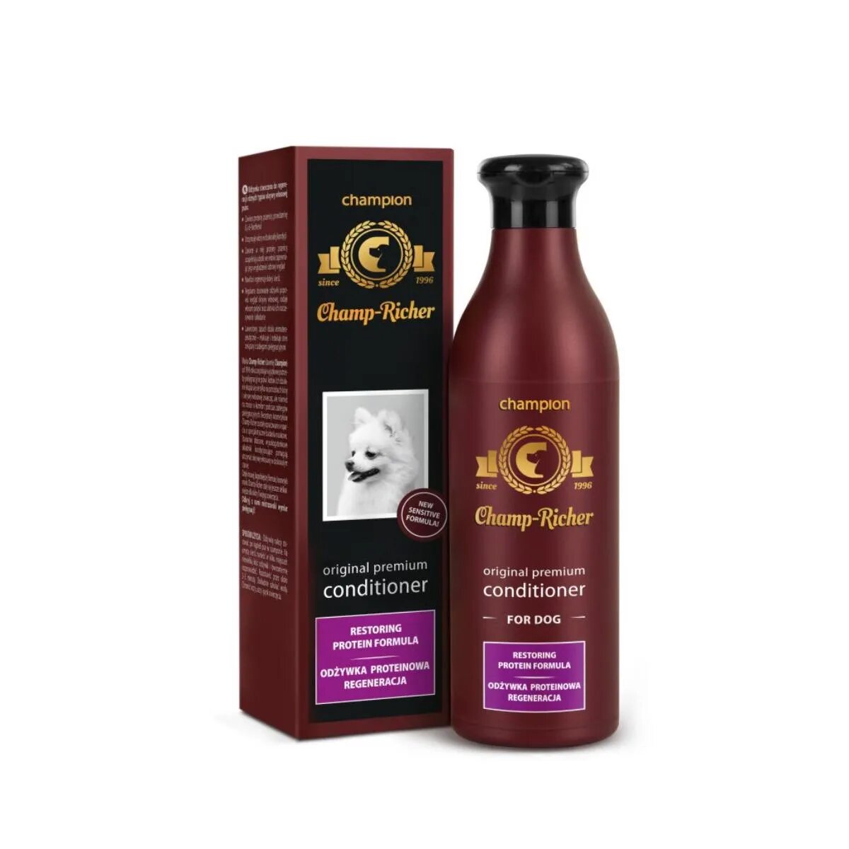 CHAMP RICHER Restoring Protein Formula balsam câini Lavanda flacon cu aplicator 250ml