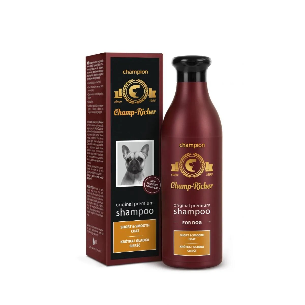CHAMP RICHER Short and Smooth Coat șampon câini păr scurt Lavanda flacon cu aplicator 250ml