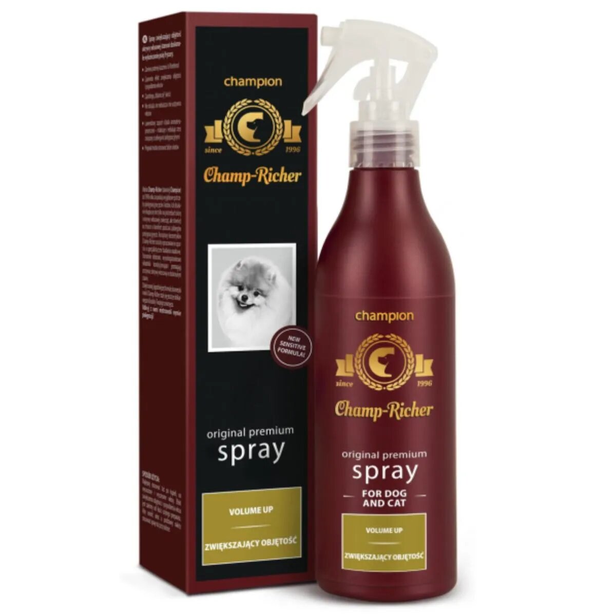 CHAMP RICHER Volume Up balsam spray câini Lavanda flacon cu aplicator 250ml