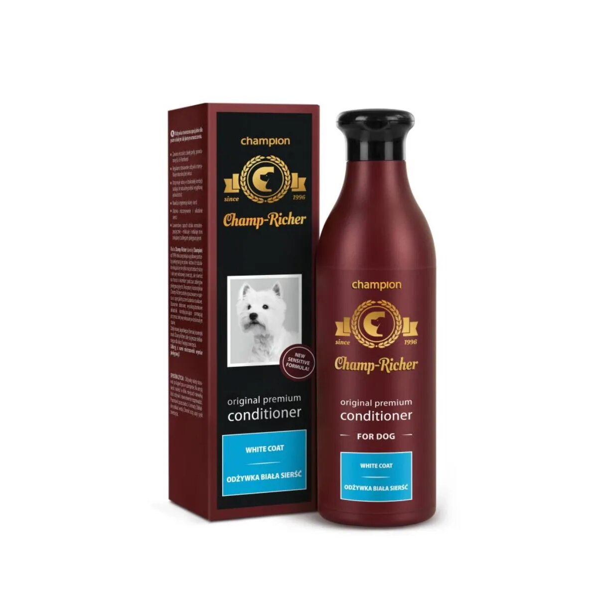 CHAMP RICHER White Coat balsam câini blană albă Lavanda flacon cu aplicator 250ml