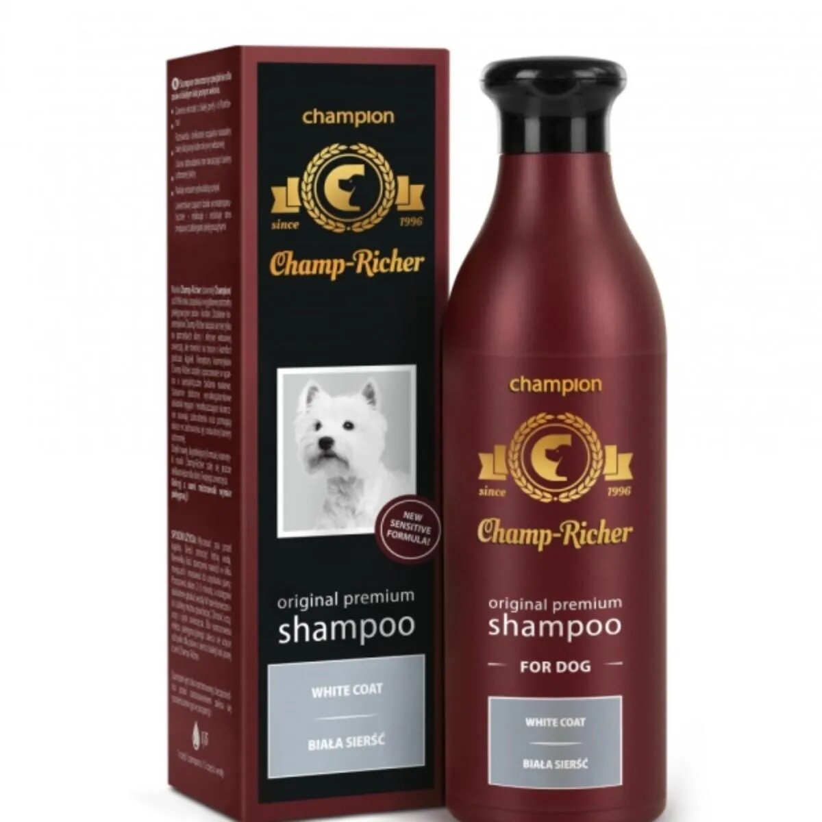CHAMP RICHER White Coat șampon câini blană albă Lavanda flacon cu aplicator 250ml
