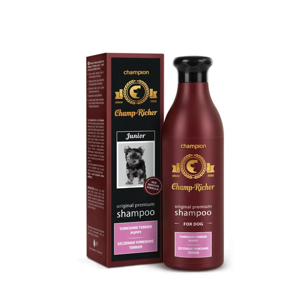 CHAMP RICHER Yorkshire Terrier șampon câini junior Lavanda flacon cu aplicator 250ml