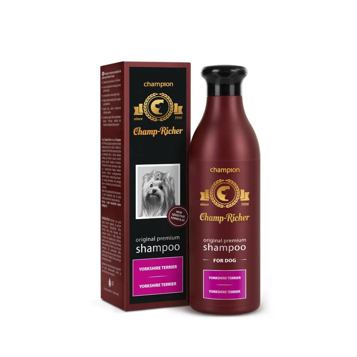 CHAMP RICHER Yorkshire Terrier șampon câini Lavanda flacon cu aplicator 250ml