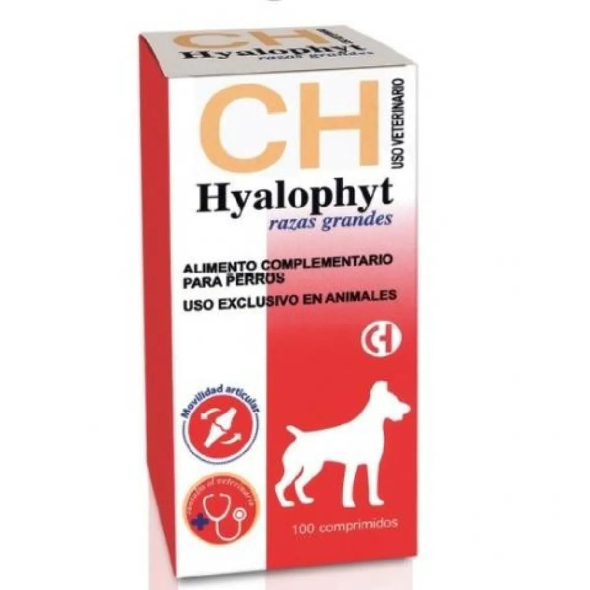 Chemical Iberica Hyalophyt Large Breeds supliment sistem articular câini comprimate Hyalophyt Large Breeds L-XL supliment sistem articular câini cutie 100 comprimate