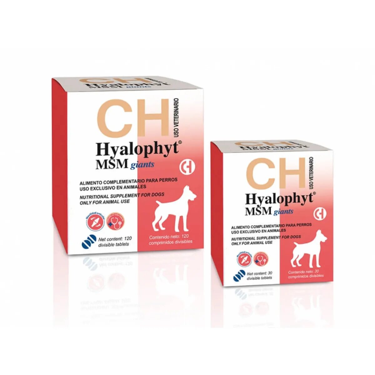 Chemical Iberica Hyalophyt MSM Giants supliment sistem articular câini comprimate Hyalophyt MSM Giants L-XL supliment sistem articular câini cutie 30 comprimate