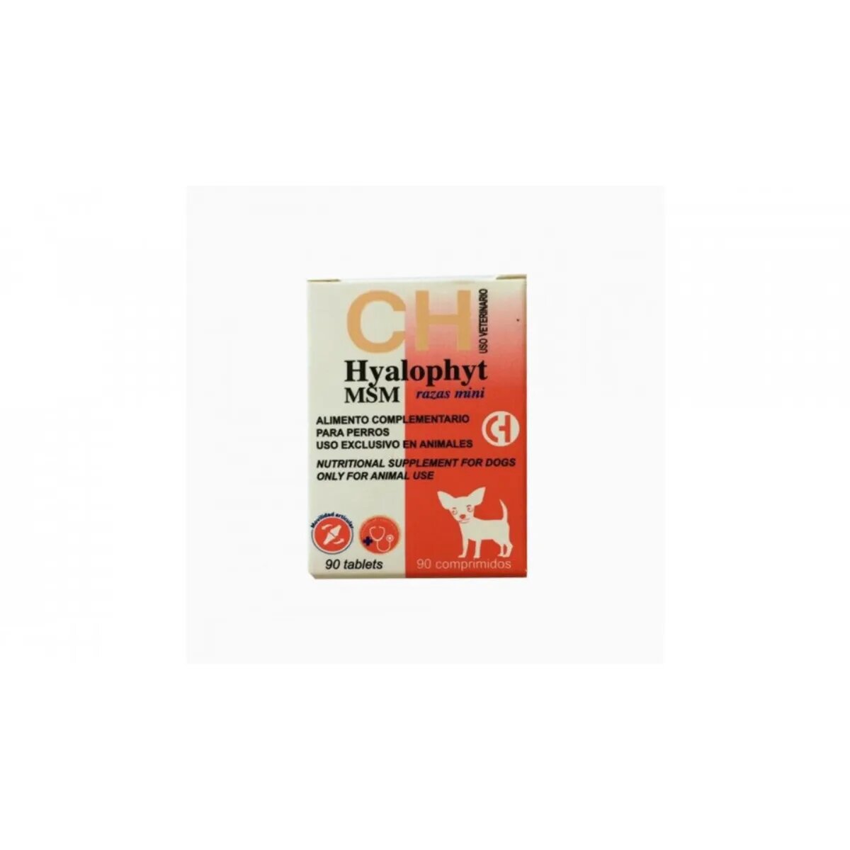 Chemical Iberica Hyalophyt MSM MIni supliment sistem articular câini comprimate Hyalophyt MSM MIni XS-S supliment sistem articular câini cutie 90 comprimate