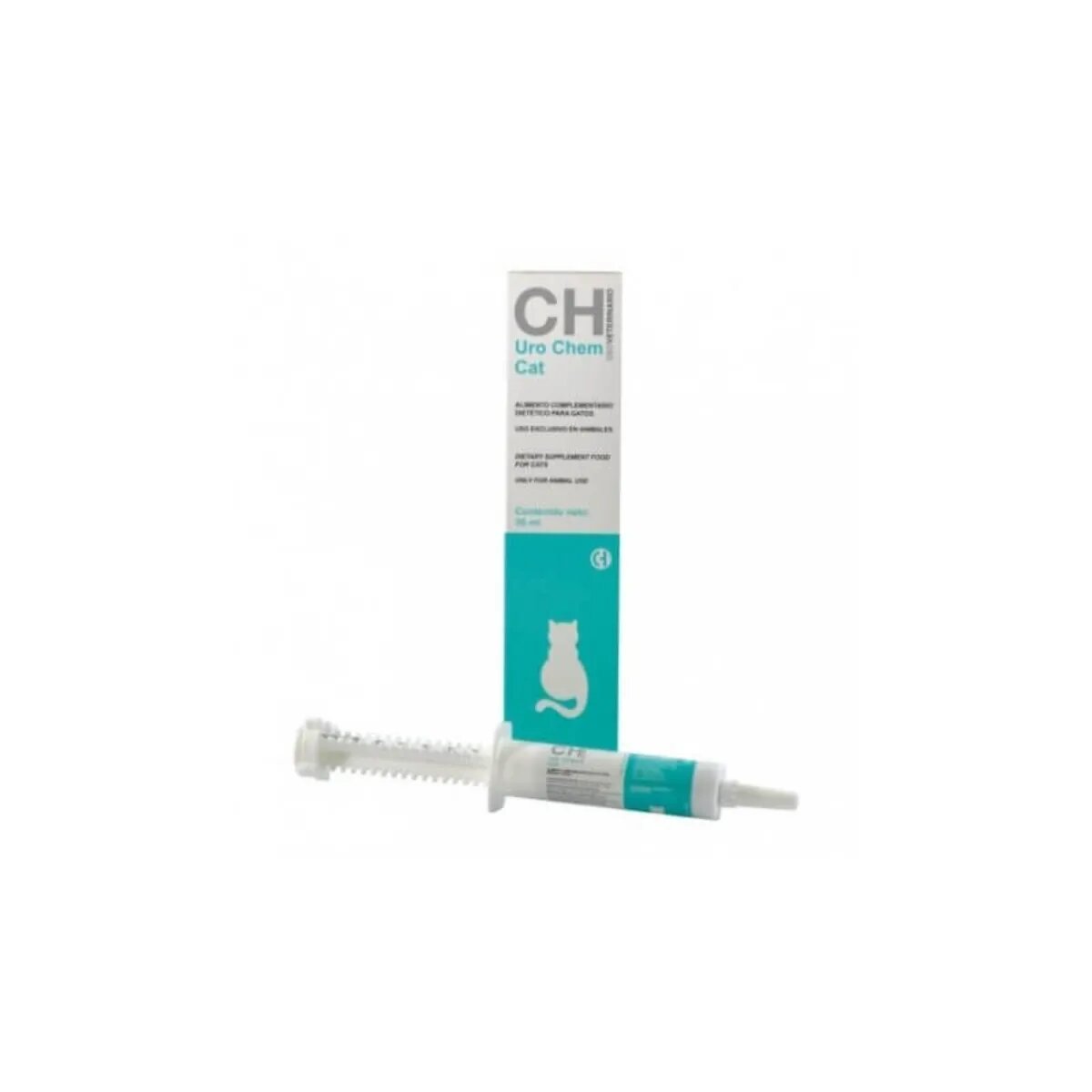Chemical Iberica Uro Chem supliment sistem urinar pisici pastă orală Uro Chem supliment sistem urinar pisici flacon cu aplicator 30ml pastă orală