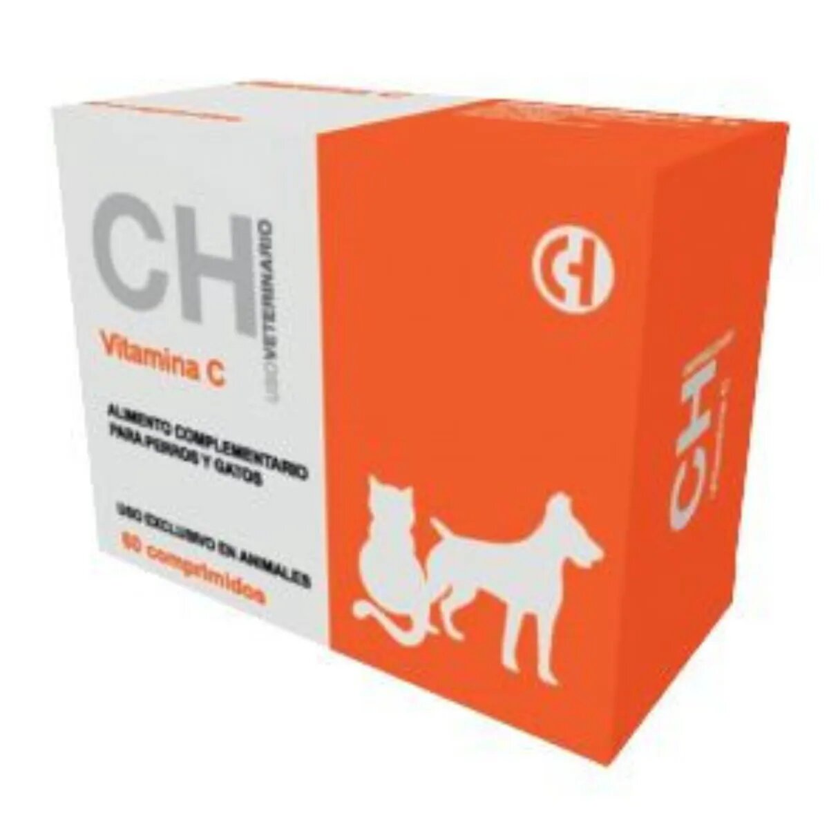 Chemical Iberica Vitamina C supliment multivitamine câini comprimate Vitamina C XS-XL supliment multivitamine câini și pisici cutie 60 comprimate