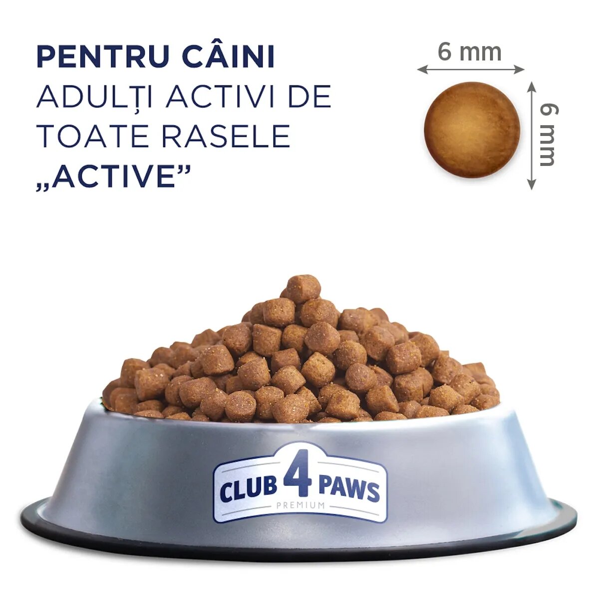 Club 4 Paws Premium Active Pui hrană uscată câini activitate intensă Premium Active XS-XL Pui hrană uscată câini activitate intensă 14kg