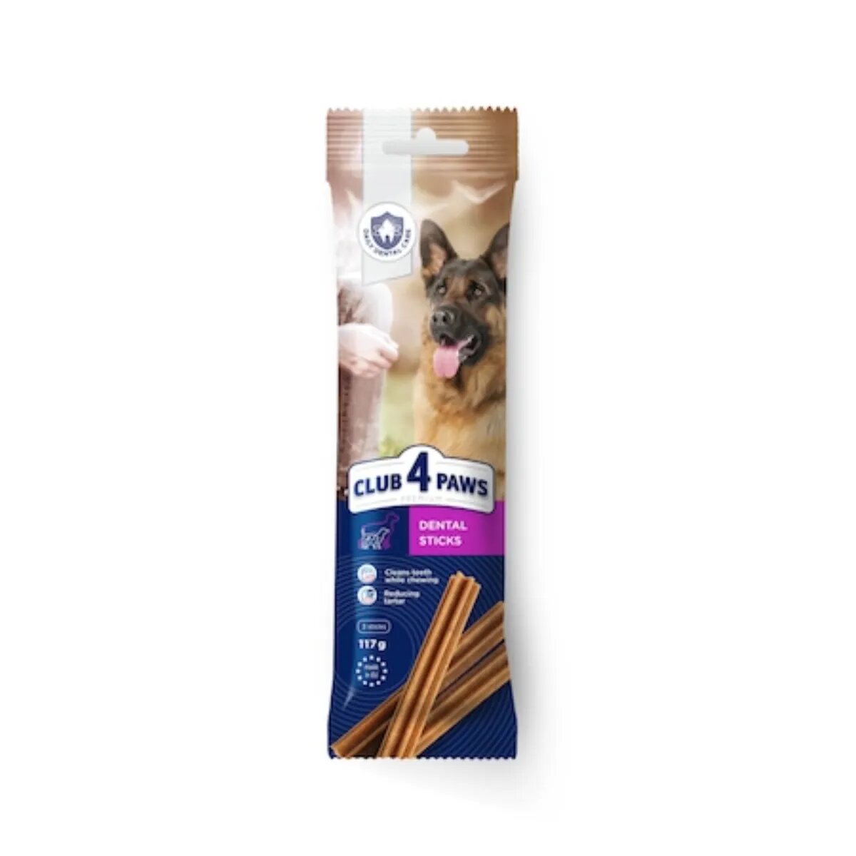 Club 4 Paws Premium Dental Stick recompense câini Batoane sensibilități dentare Pui 117g