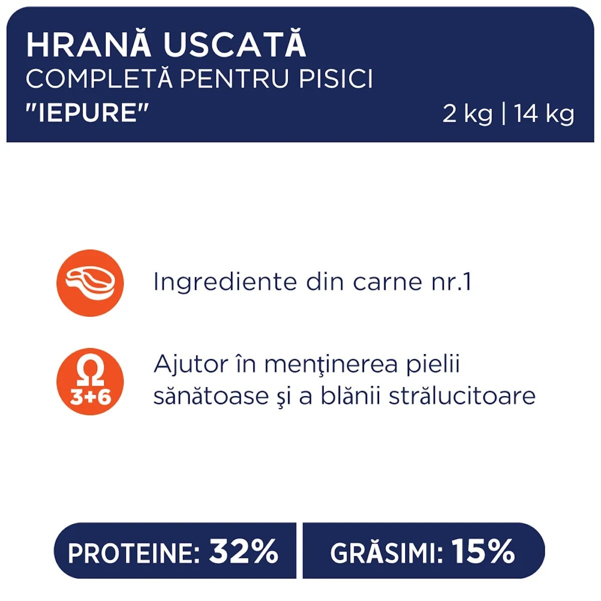Club 4 Paws Premium Iepure hrană uscată pisici 14kg