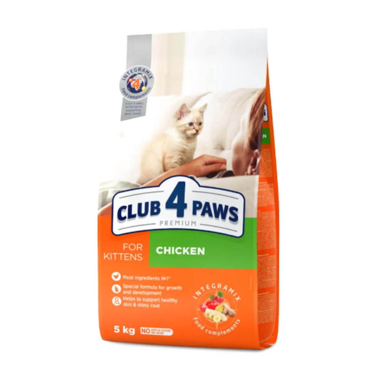 Club 4 Paws Premium Kitten Pui hrană uscată pisici junior 5kg