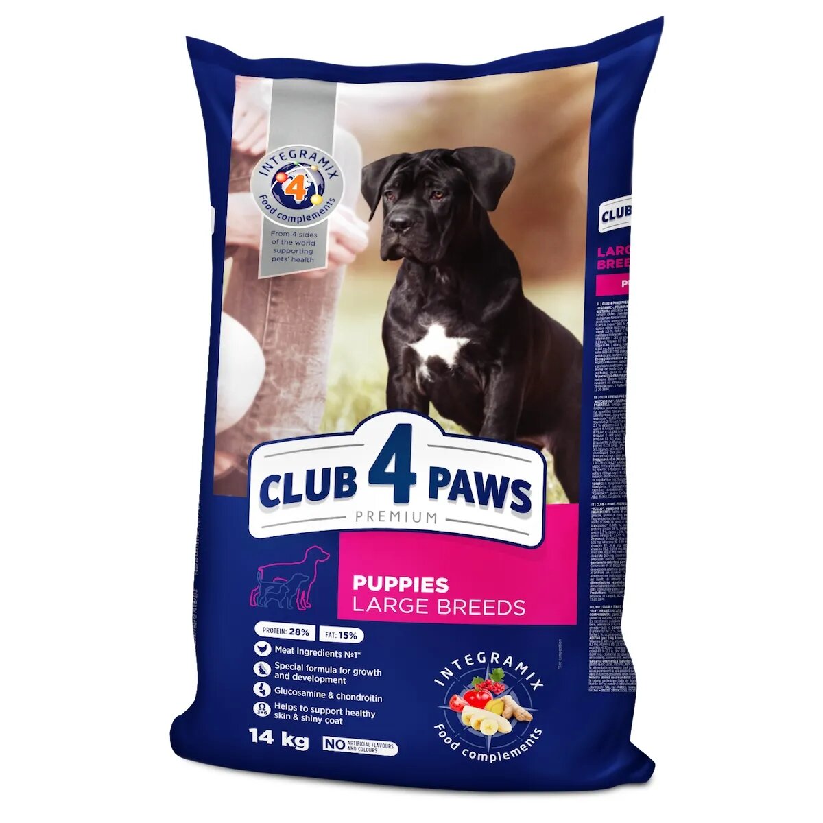 Club 4 Paws Premium Puppies Large Breed L-XL Pui hrană uscată câini 14kg