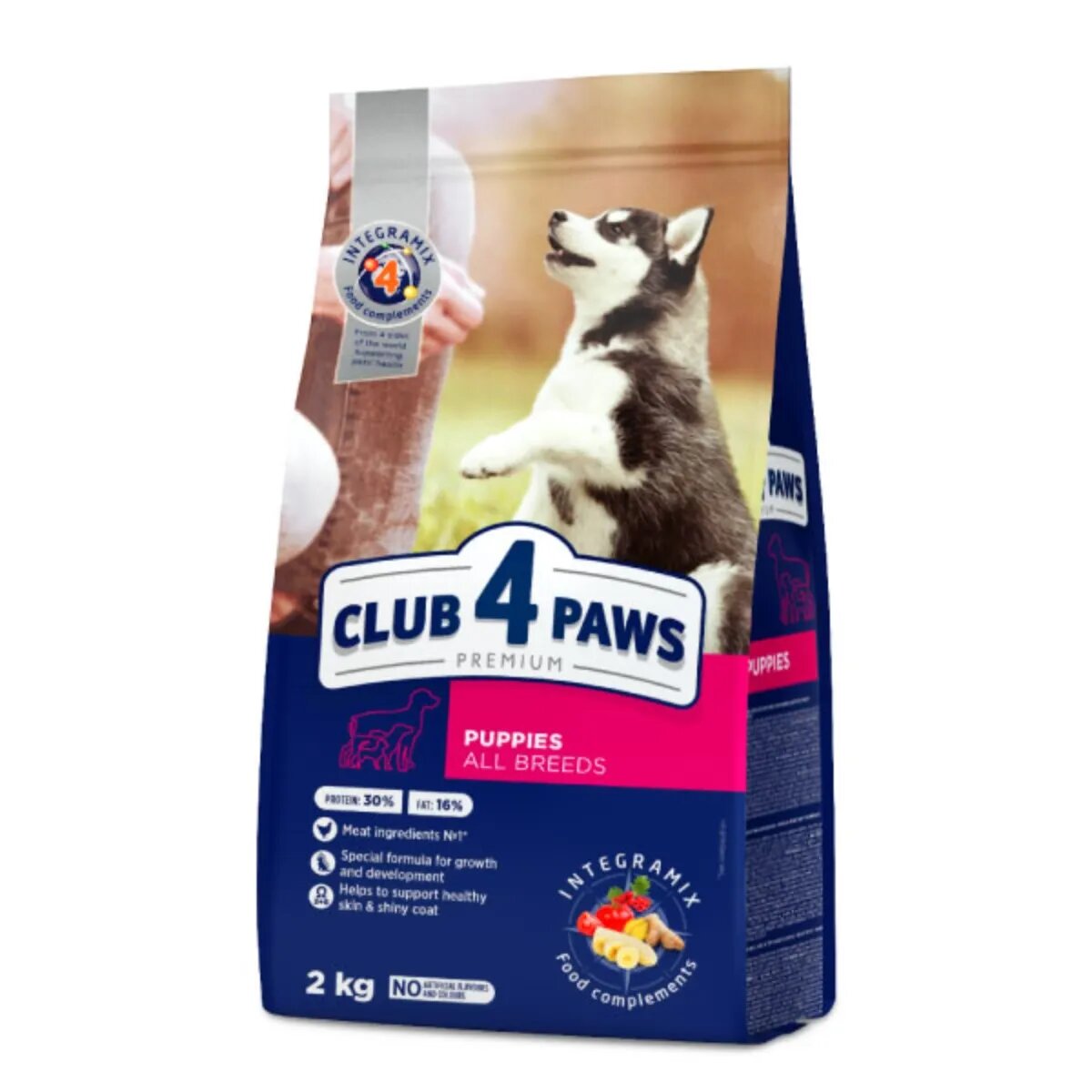 Club 4 Paws Premium Puppy Pui hrană uscată câini junior Premium Puppies All Breeds XS-XL Pui hrană uscată câini junior 2kg