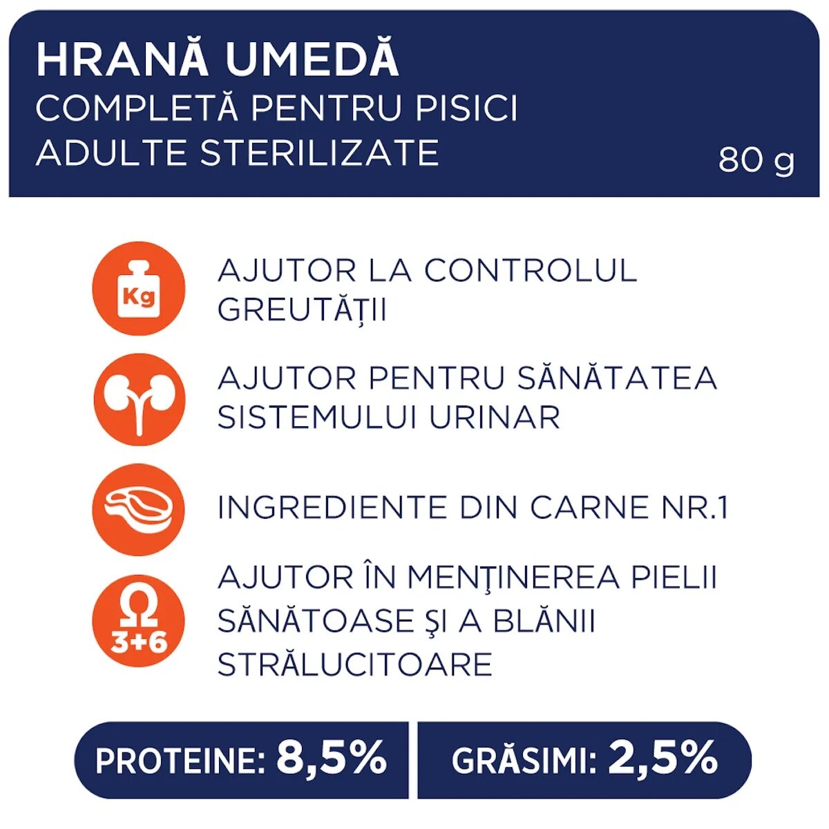Club 4 Paws Premium Sterilised Iepure plic hrană umedă pisici sterilizate (în aspic) 80g