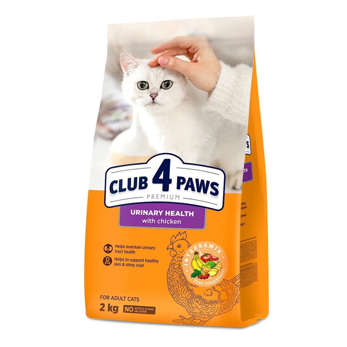 Club 4 Paws Premium Urinary Health Pui hrană uscată pisici sistem urinar 2kg