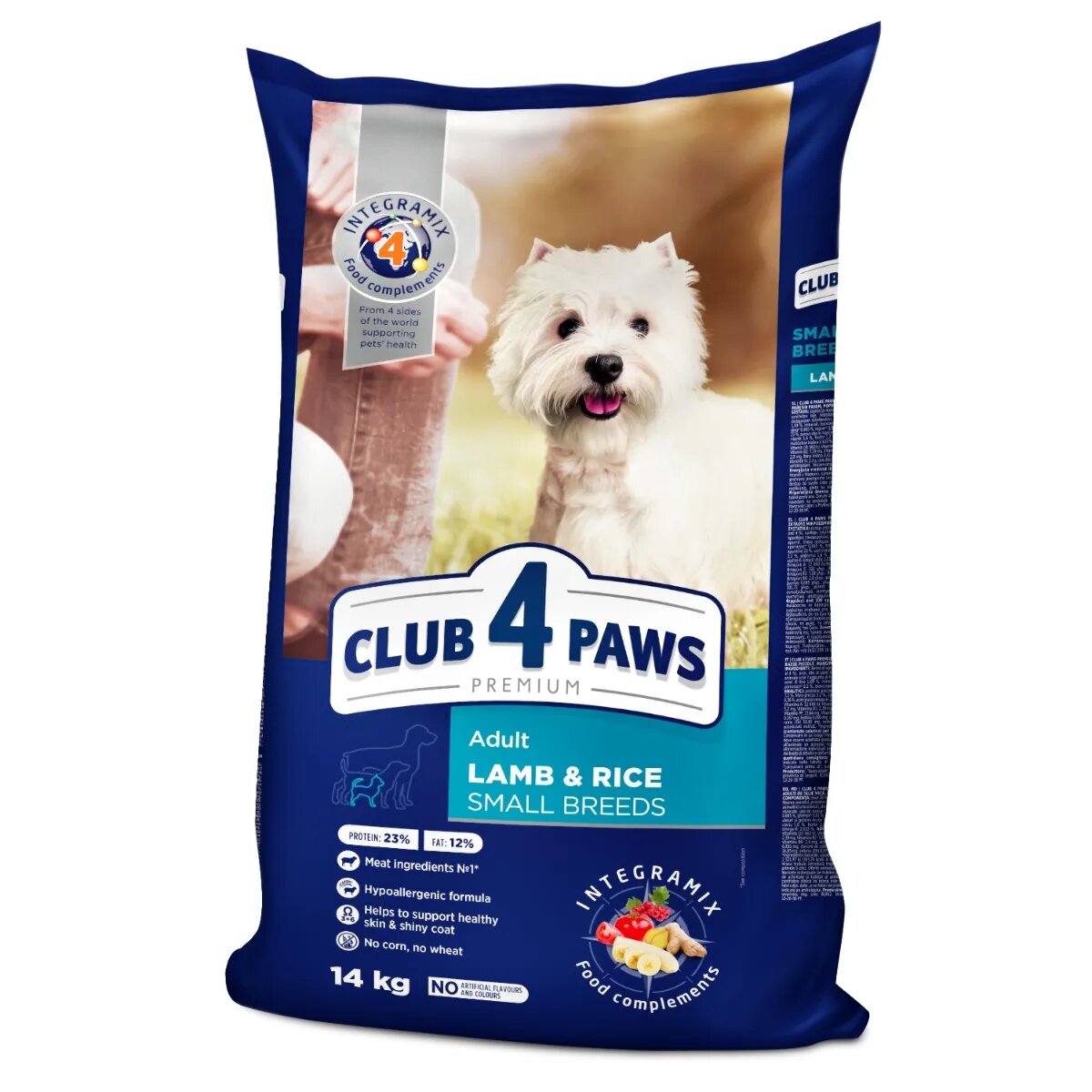 Club 4 Paws Premium XS-S Miel și Orez hrană uscată câini alergii 14kg