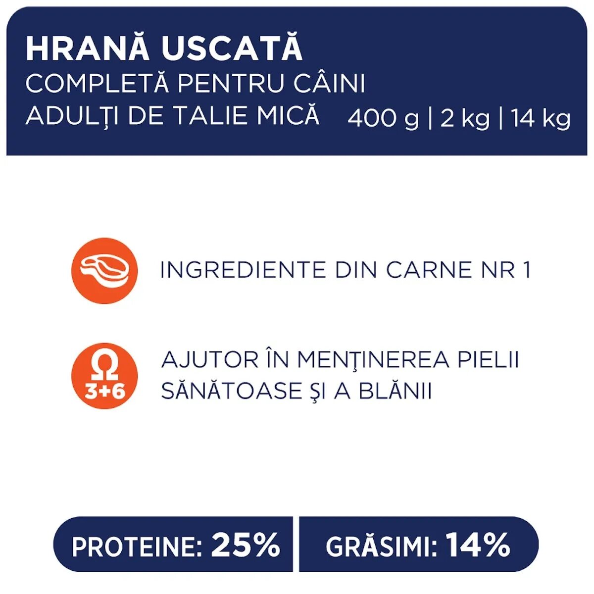 Club 4 Paws Premium XS-S Pui hrană uscată câini 2kg