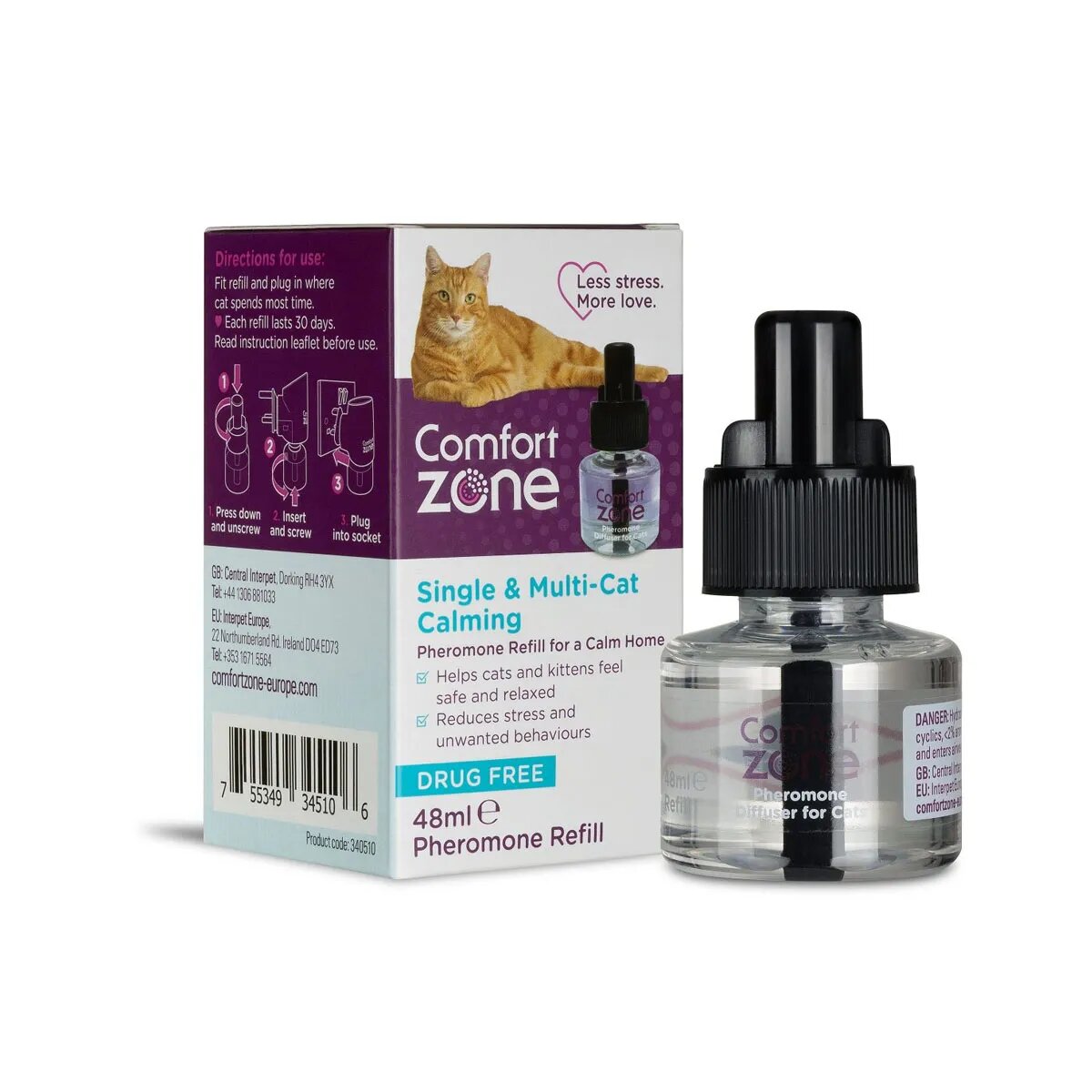 COMFORT ZONE Rezerva cu Feromoni cu Efect Calmant pentru Diffuser