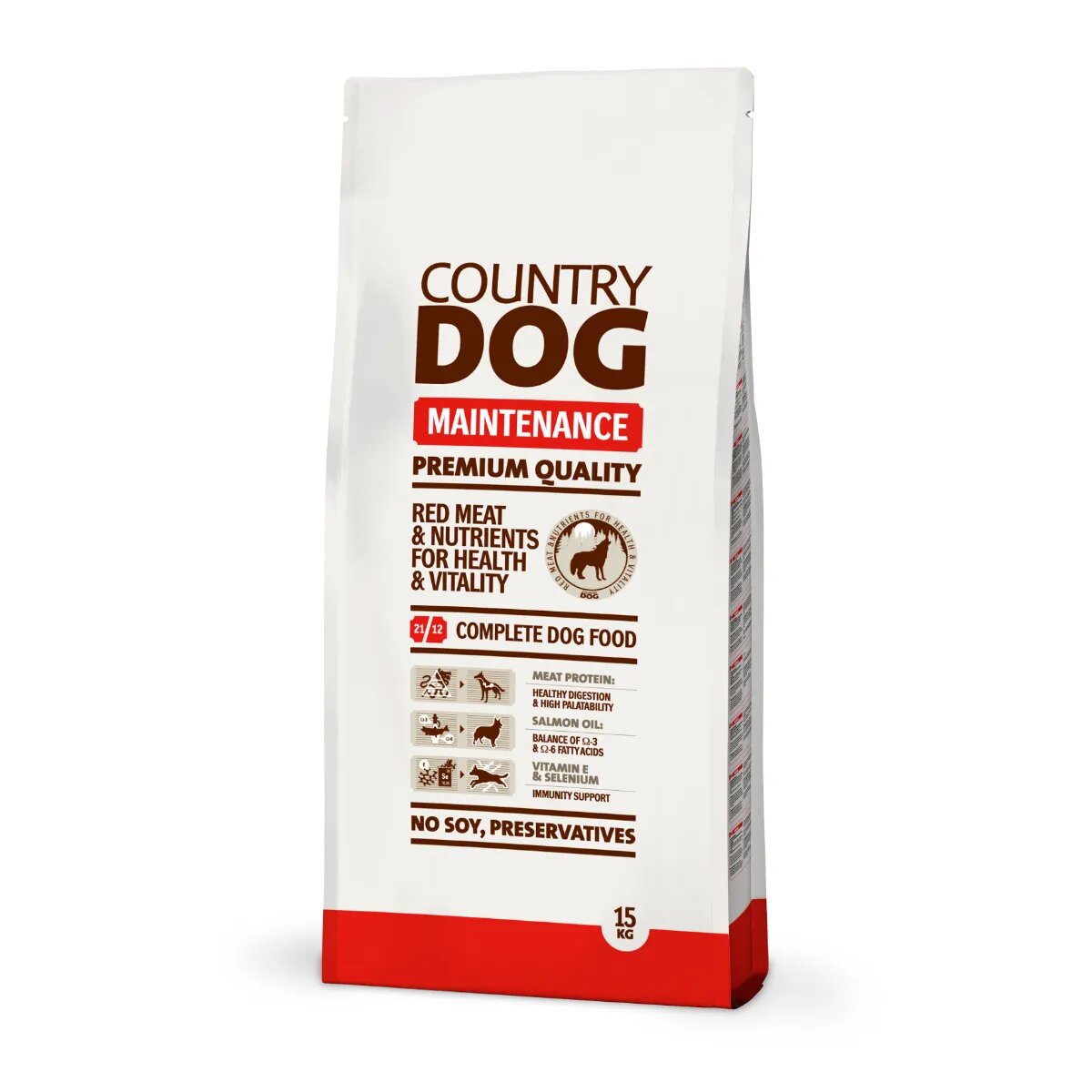 COUNTRY DOG FOOD Maintenance XS-XL Pui hrană uscată câini 15kg