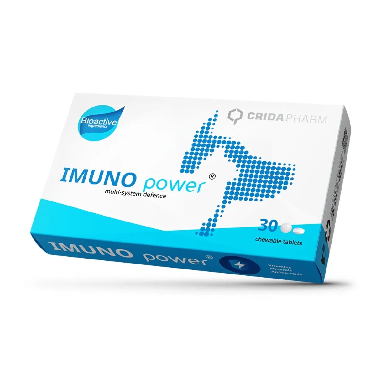 CRIDA PHARM ImunoPower supliment sistem imunitar câini comprimate masticabile ImunoPower XS-XL supliment sistem imunitar câini și pisici cutie 30 comprimate masticabile