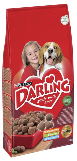 Darling PURINA Adult Vită cu Legume hrană uscată pentru câini PURINA Adult Vită Pui cu Legume hrană uscată pentru câini 15kg