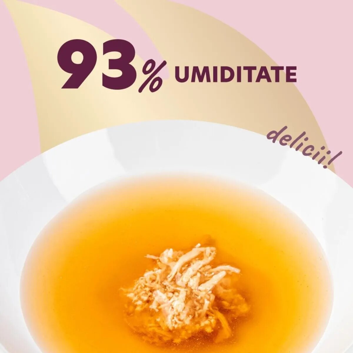 DELICKCIOUS Băutură Pui conservă recompense pisici (topping) 140g