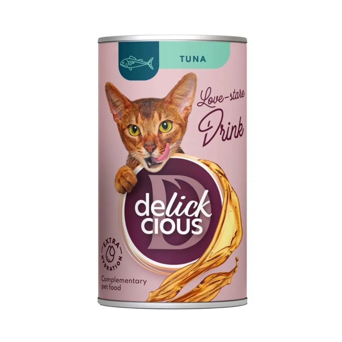 DELICKCIOUS Băutură Ton conservă recompense pisici (topping) 140g