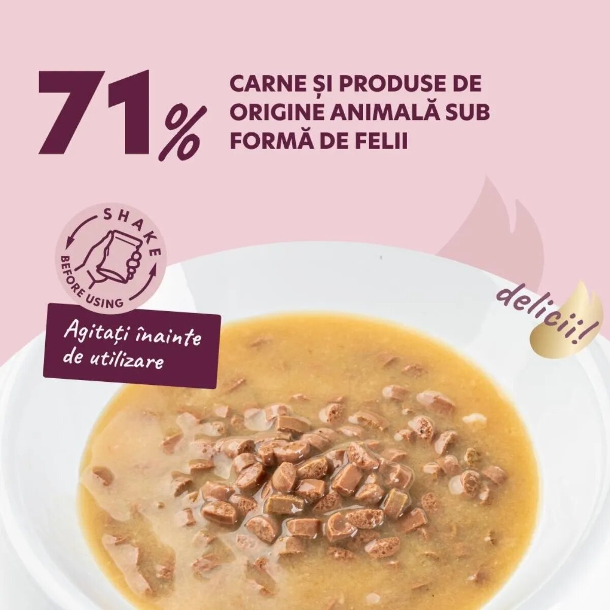 DELICKCIOUS Dessert XS-S Curcan și Fructe Tropicale plic hrană umedă câini (în sos) bax 80g x 12buc