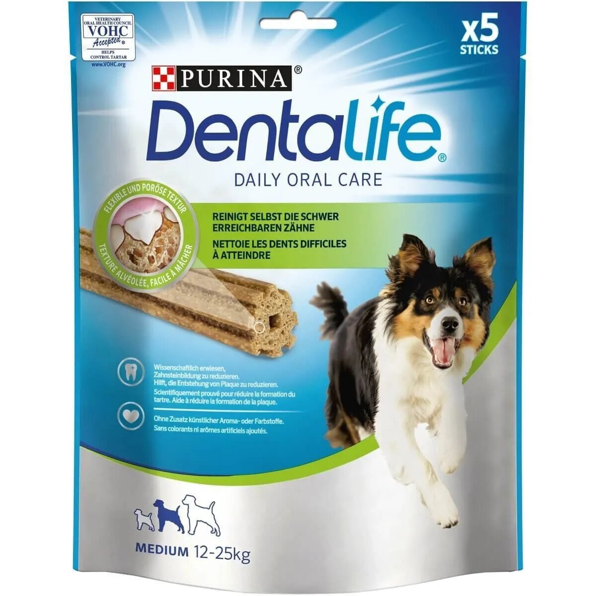 Dentalife PURINA Adult Medium recompense câini de talie medie batoane 5buc