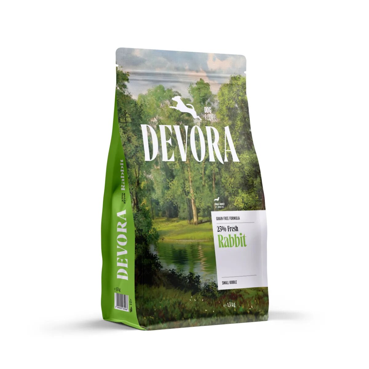 Devora Monoprotein Small Breeds XS-S Iepure hrană uscată monoproteică fără cereale câini 1.5kg