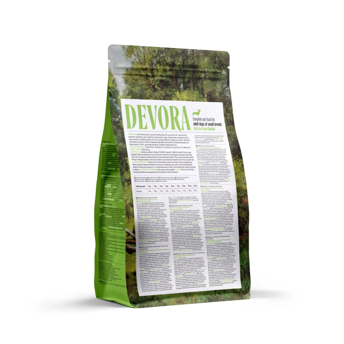 Devora Monoprotein Small Breeds XS-S Iepure hrană uscată monoproteică fără cereale câini 1.5kg