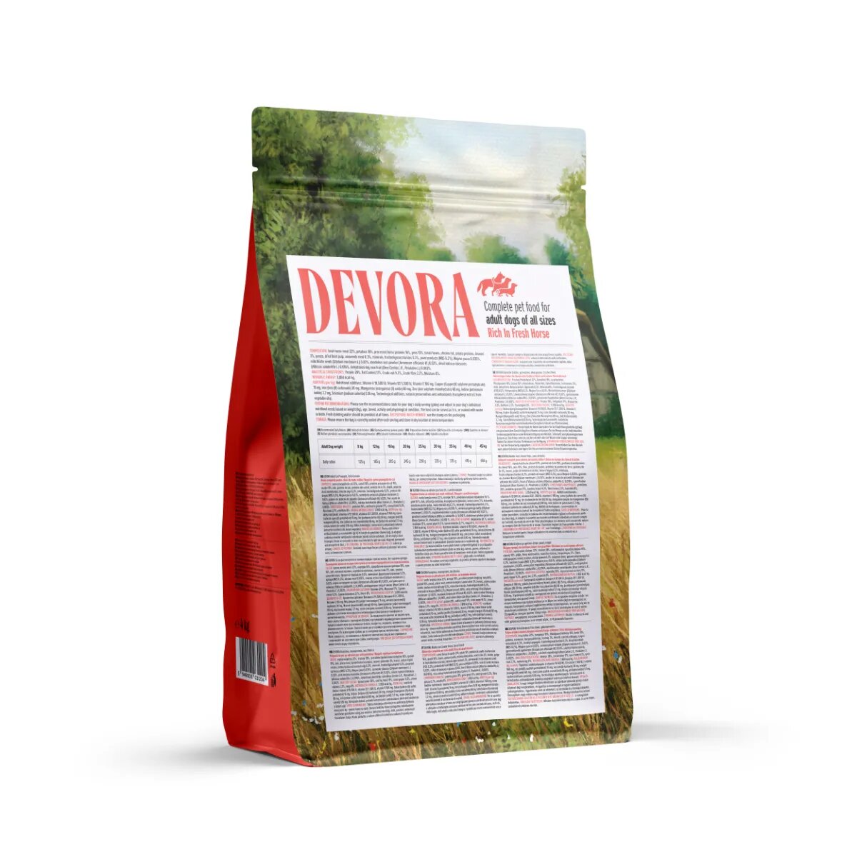 Devora Monoprotein XS-XL Cal hrană uscată monoproteică fără cereale câini 4kg