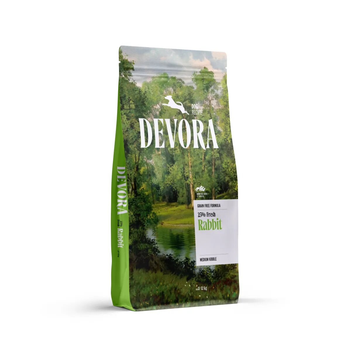 Devora Monoprotein XS-XL Iepure hrană uscată monoproteică fără cereale câini 12kg
