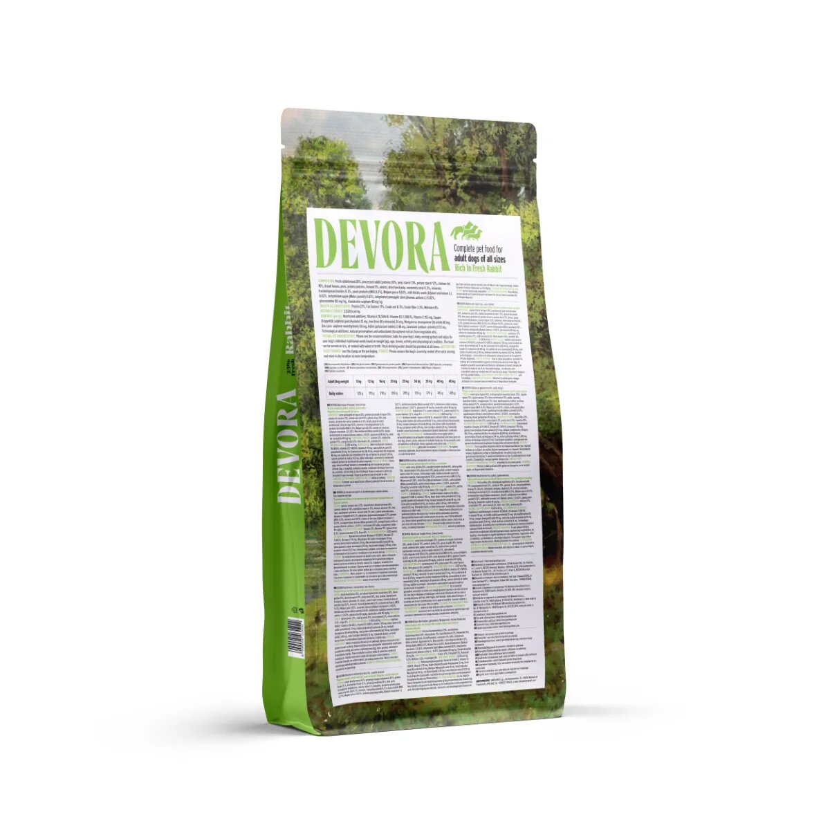 Devora Monoprotein XS-XL Iepure hrană uscată monoproteică fără cereale câini 12kg