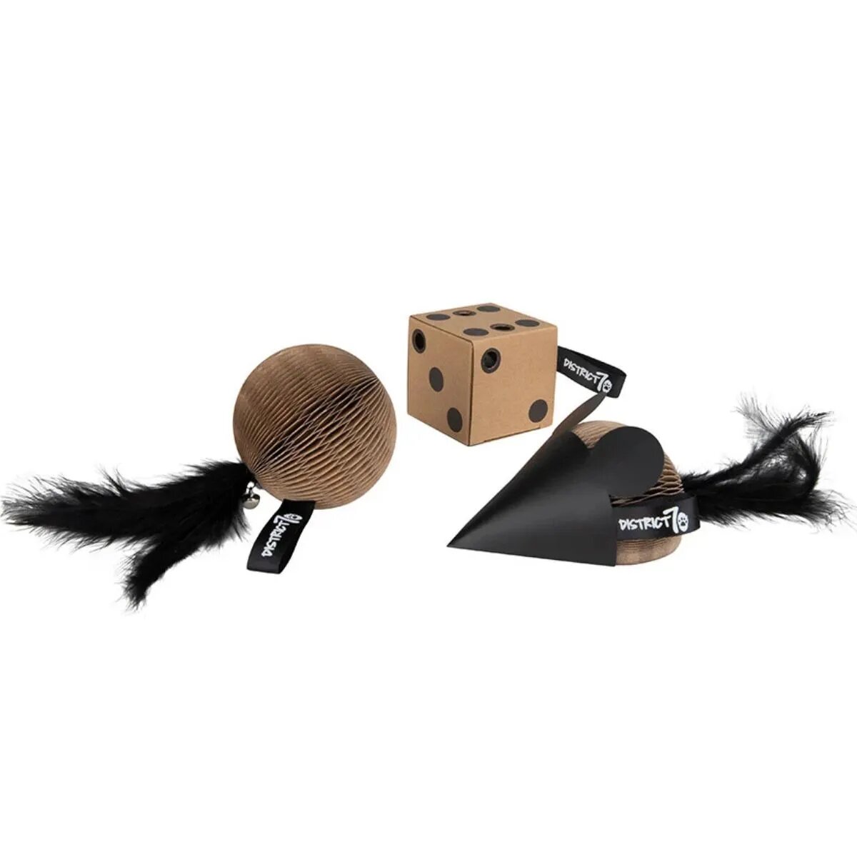 DISTRICT 70 Jucării Pisică Gift Box 3 bucăți