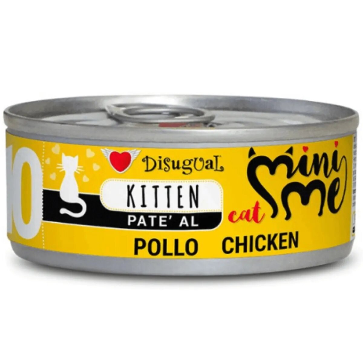 DISUGUAL Mini Me Kitten Pui conservă hrană umedă fără cereale pisici junior (pate) 85g