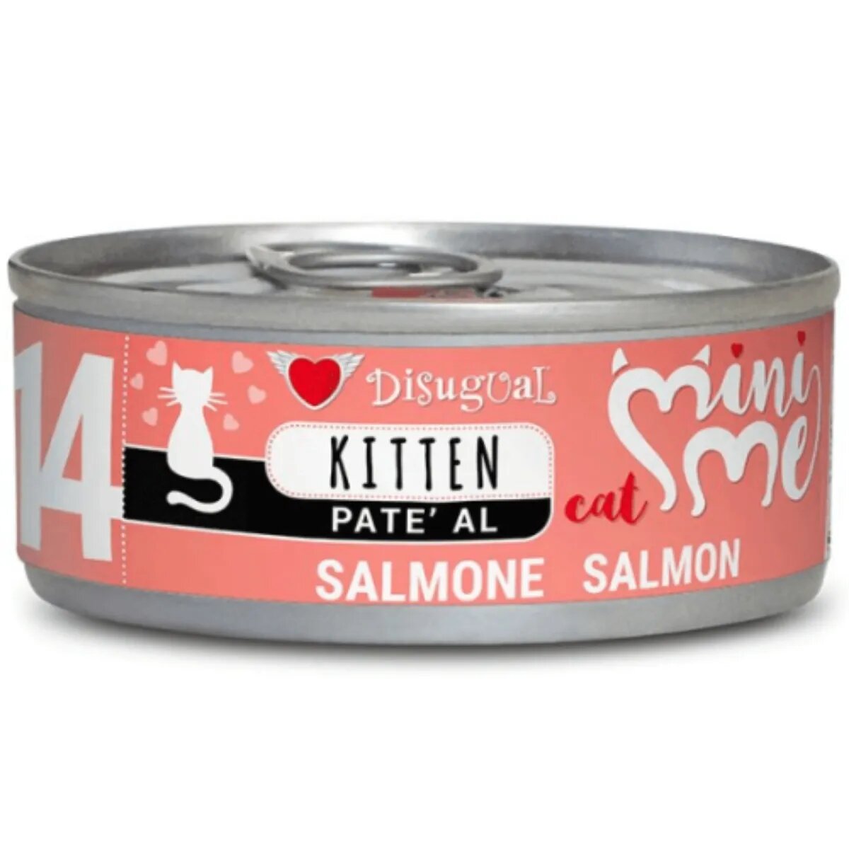 DISUGUAL Mini Me Kitten Somon conservă hrană umedă fără cereale pisici junior (pate) 85g
