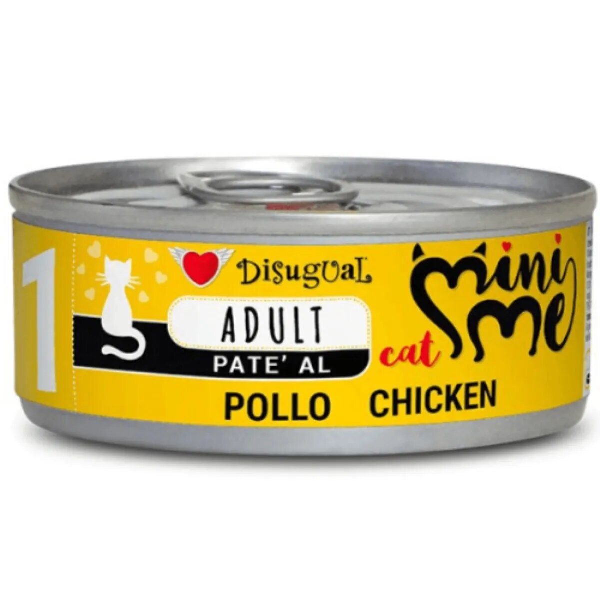 DISUGUAL Mini Me Pui conservă hrană umedă fără cereale pisici (pate) 85g