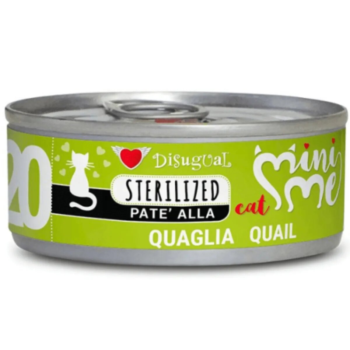 DISUGUAL Mini Me Sterilised Prepeliță conservă hrană umedă fără cereale pisici sterilizate (pate) 85g