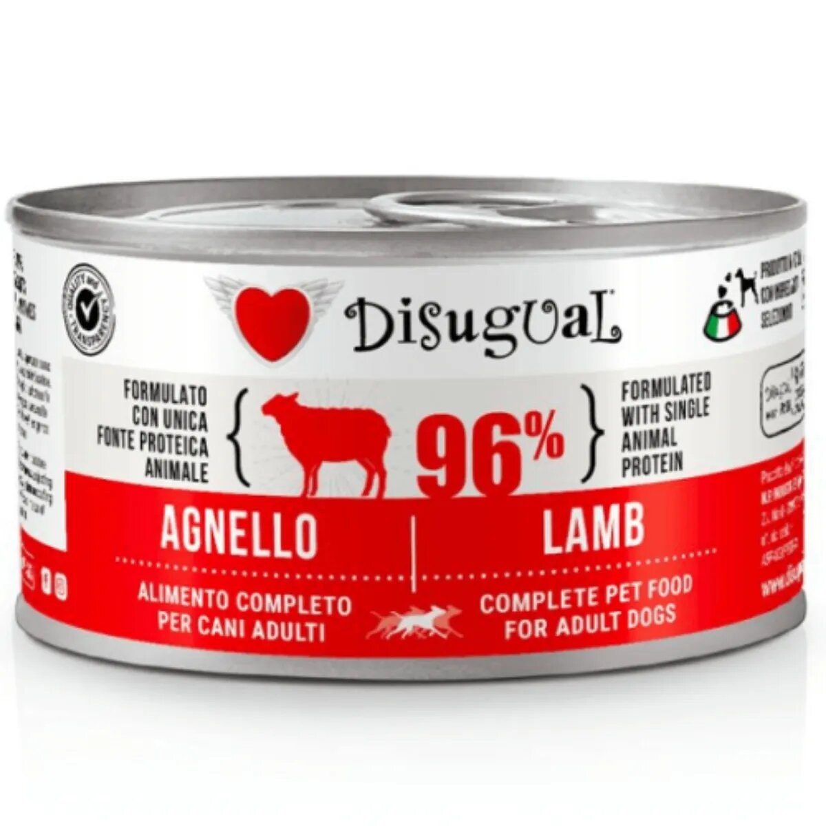 DISUGUAL Monoprotein XS-XL Miel conservă hrană umedă monoproteică fără cereale câini (pate) 150g