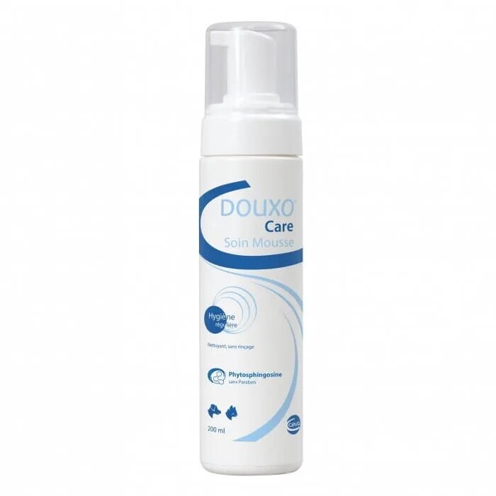 DOUXO S3 Care spumă câini și pisici hidratant fără clătire flacon 200ml
