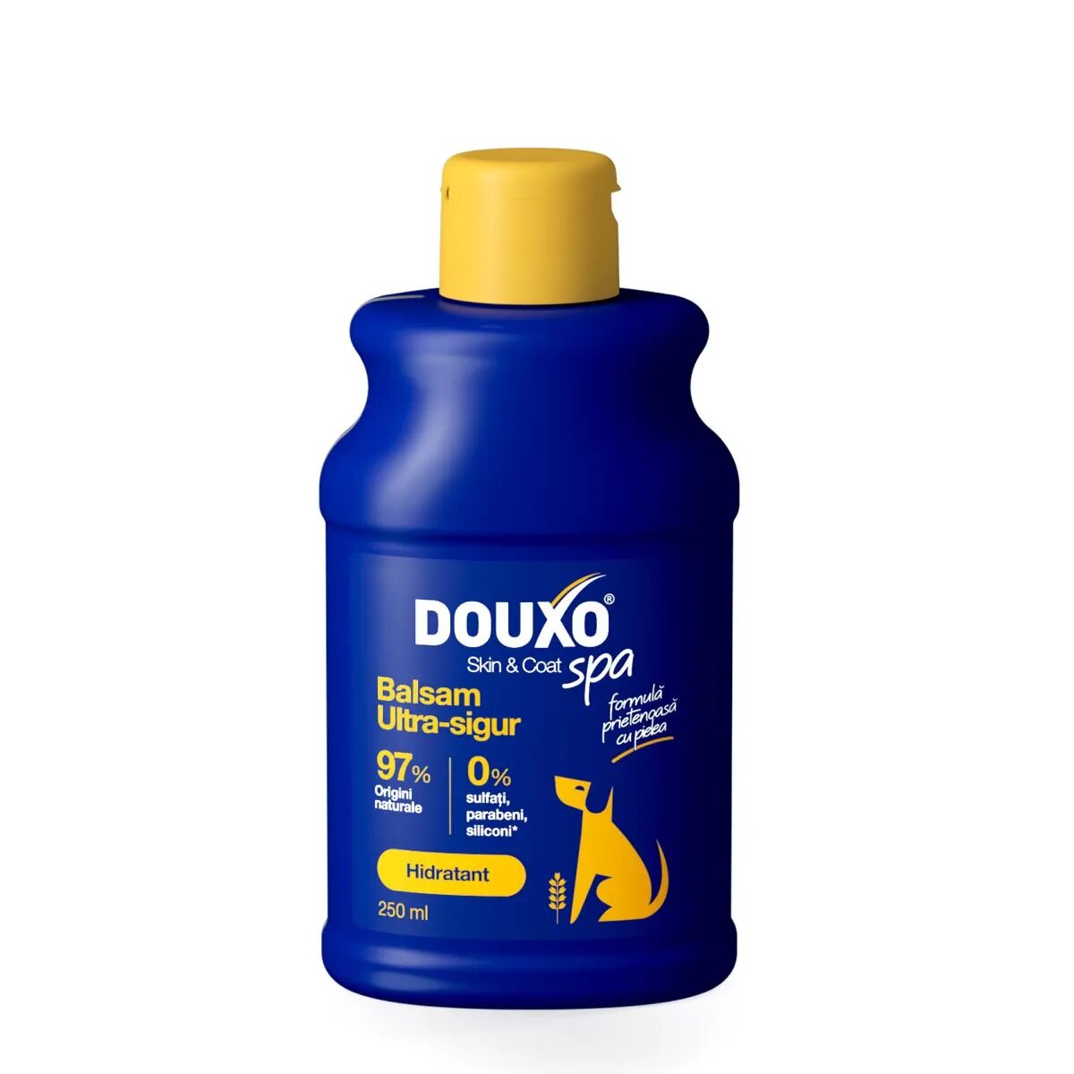 DOUXO SPA Conditioner Oatmeal balsam câini hidratant descâlcirea blănii Vanilie și Nucă de cocos flacon 250ml