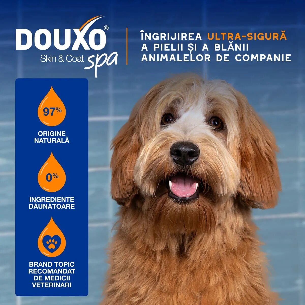 DOUXO SPA Detangling spray descâlcit câini descâlcirea blănii Vanilie și Nucă de cocos flacon 295ml