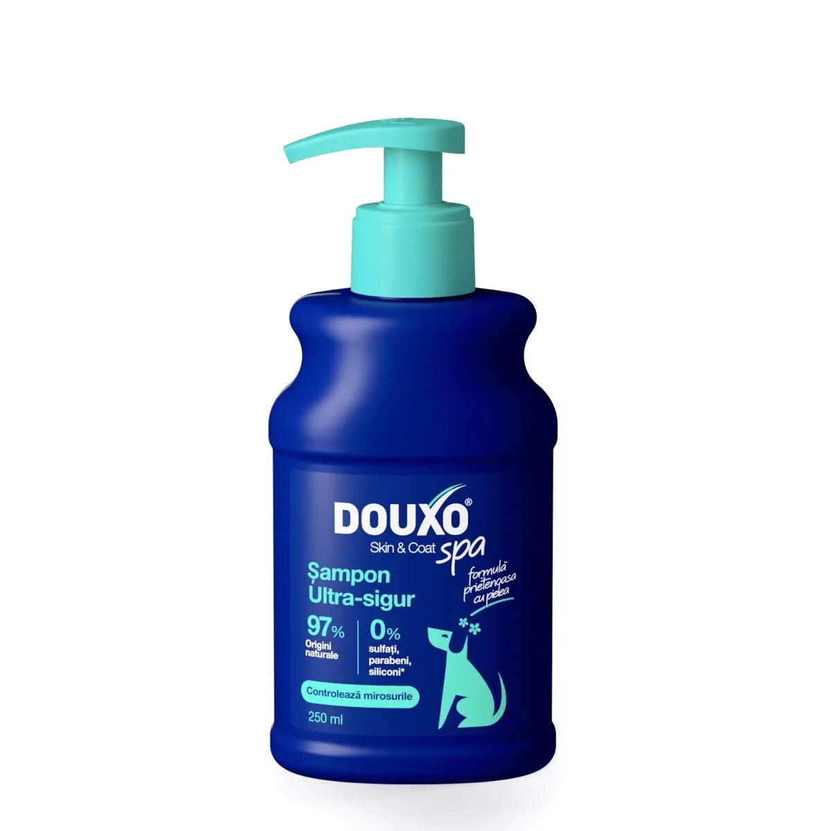 DOUXO SPA Odor Control șampon câini anti-mătreață Vanilie și Nucă de cocos flacon 250ml
