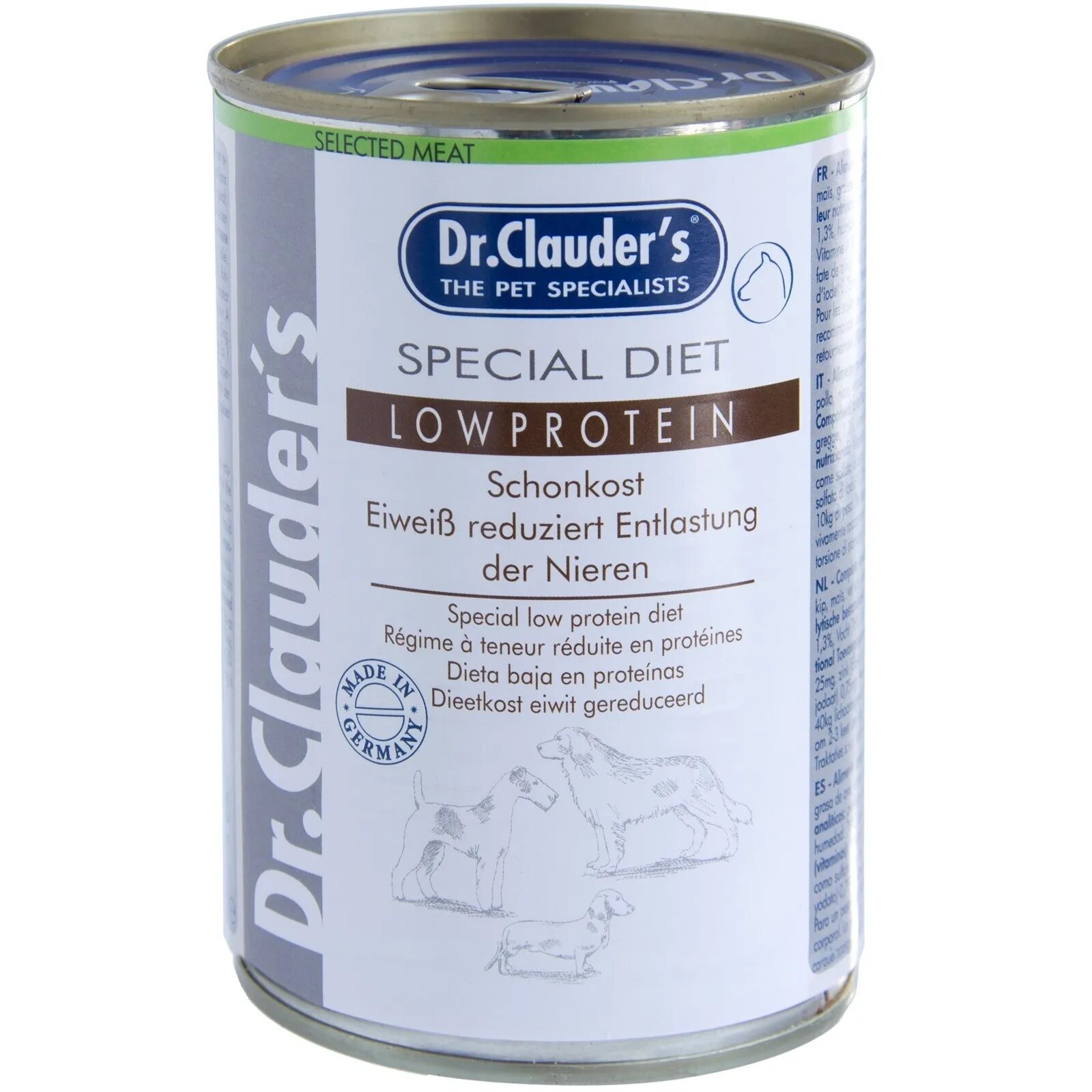 DR. CLAUDER'S CONSERVA LOW PROTEIN 400 G
