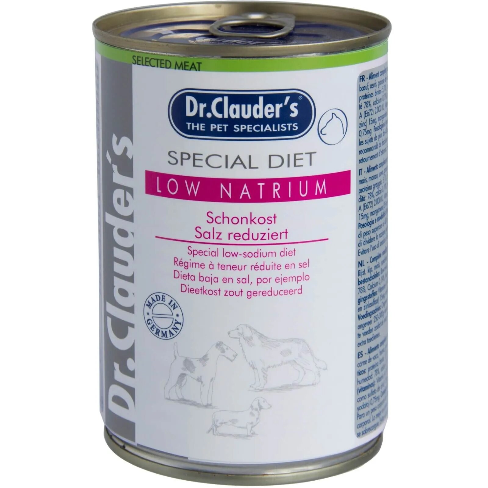 DR. CLAUDER'S Diet Dog Low Natrium 400 g